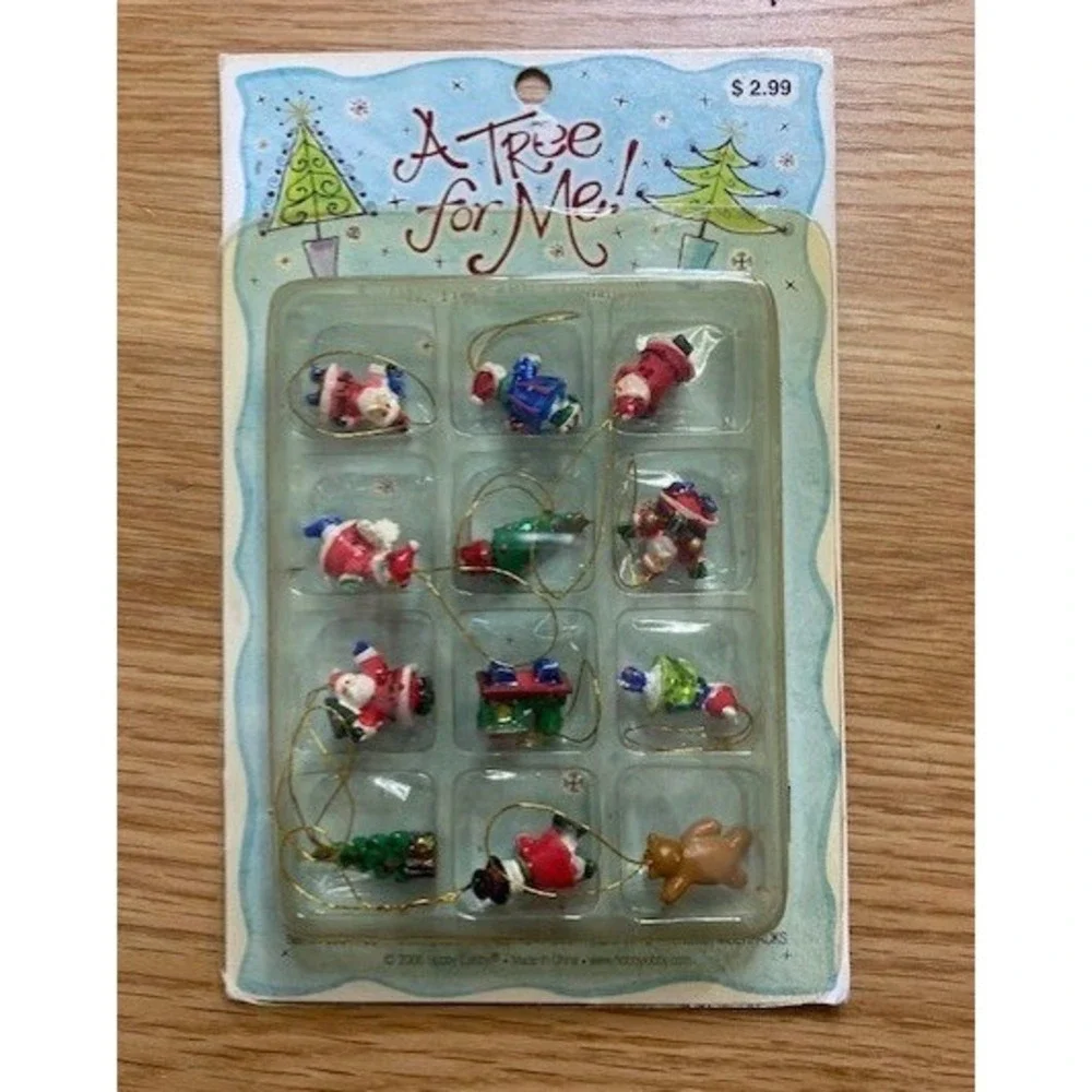 Hobby Lobby A Tree for Me Tiny Ornaments 12pc Multi New Vintage 2006 Miniature